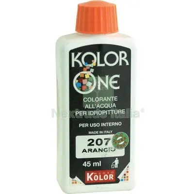 12PZ TONALIZZATORE ACQUA KOLORONE 207 ARANCIO ML 45 — Tonalizzatori e finiture legno — rif. FERX.VIR8360406