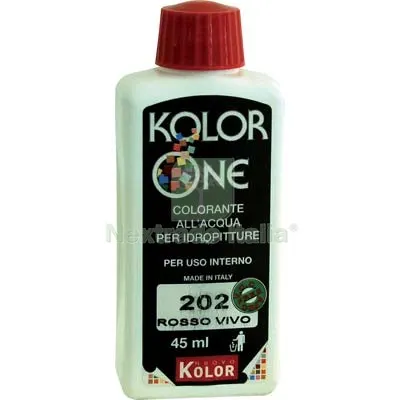 12PZ TONALIZZATORE ACQUA KOLORONE 202 ROSSO VIVO ML 45 — Tonalizzatori e finiture legno — rif. FERX.VIR8360407 12PZ TONALIZZATORE ACQUA KOLORONE 202 ROSSO VIVO ML 45 — Tonalizzatori e finiture legno — rif. FERX.VIR8360407