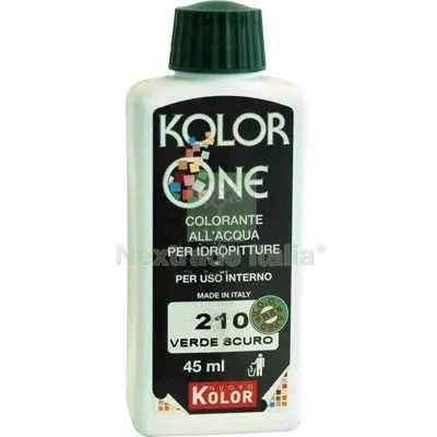 12PZ TONALIZZATORE ACQUA KOLORONE 210 VERDE SCURO ML 45 — Tonalizzatori e finiture legno — rif. FERX.VIR8360410 12PZ TONALIZZATORE ACQUA KOLORONE 210 VERDE SCURO ML 45 — Tonalizzatori e finiture legno — rif. FERX.VIR8360410