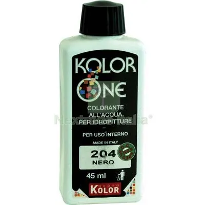 12PZ TONALIZZATORE ACQUA KOLORONE 204 NERO ML 45 — Tonalizzatori e finiture legno — rif. FERX.VIR8360416 12PZ TONALIZZATORE ACQUA KOLORONE 204 NERO ML 45 — Tonalizzatori e finiture legno — rif. FERX.VIR8360416