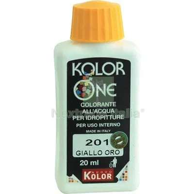12PZ TONALIZZATORE ACQUA KOLORONE 201 GIALLO ORO ML 20 — Tonalizzatori e finiture legno — rif. FERX.VIR8360420 12PZ TONALIZZATORE ACQUA KOLORONE 201 GIALLO ORO ML 20 — Tonalizzatori e finiture legno — rif. FERX.VIR8360420
