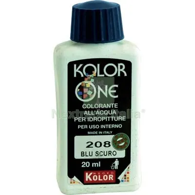 12PZ TONALIZZATORE ACQUA KOLORONE 208 BLU SCURO ML 20 — Tonalizzatori e finiture legno — rif. FERX.VIR8360433 12PZ TONALIZZATORE ACQUA KOLORONE 208 BLU SCURO ML 20 — Tonalizzatori e finiture legno — rif. FERX.VIR8360433