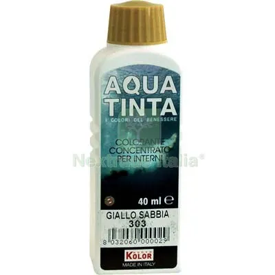 10PZ TONALIZZATORE ACQUA AQUATINTA 303 GIALLO SABBIA ML 40 — Tonalizzatori e finiture legno — rif. FERX.VIR8360442 10PZ TONALIZZATORE ACQUA AQUATINTA 303 GIALLO SABBIA ML 40 — Tonalizzatori e finiture legno — rif. FERX.VIR8360442
