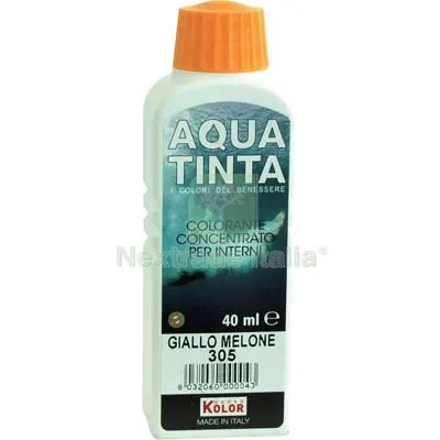 10PZ Tonalizzatore Acqua Aquatinta 305 Giallo Melone ML 40 — Tonalizzatori e finiture legno — rif. FERX.VIR8360444 10PZ Tonalizzatore Acqua Aquatinta 305 Giallo Melone ML 40 — Tonalizzatori e finiture legno — rif. FERX.VIR8360444