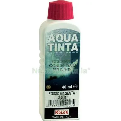 10PZ TONALIZZATORE ACQUA AQUATINTA 308 ROSSO MAGENTA ML 40 — Tonalizzatori e finiture legno — rif. FERX.VIR8360447 10PZ TONALIZZATORE ACQUA AQUATINTA 308 ROSSO MAGENTA ML 40 — Tonalizzatori e finiture legno — rif. FERX.VIR8360447