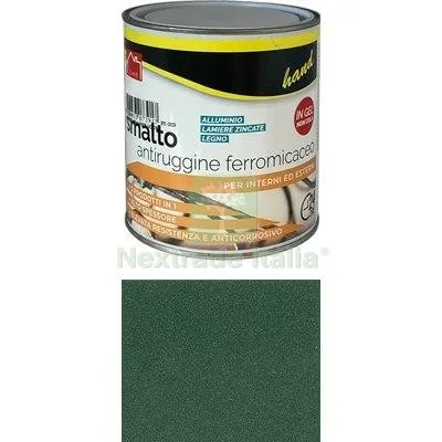 6PZ Smalto Antiruggine Ferromicaceo Workit Verde ML 750 Colore Verde — Vernici e smalti — rif. FERX.VIR8360484