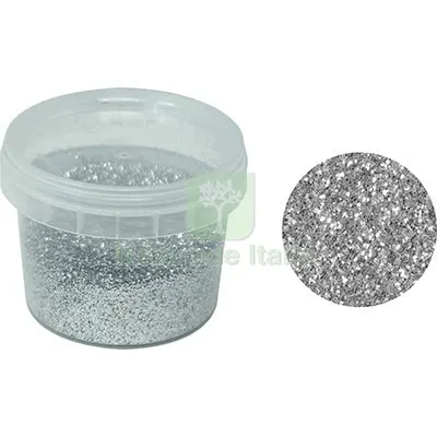 6PZ GLITTER X IDROPITTURE ARGENTO ML 80 Colore Argento — Decorativi e effetti — rif. FERX.VIR8360540