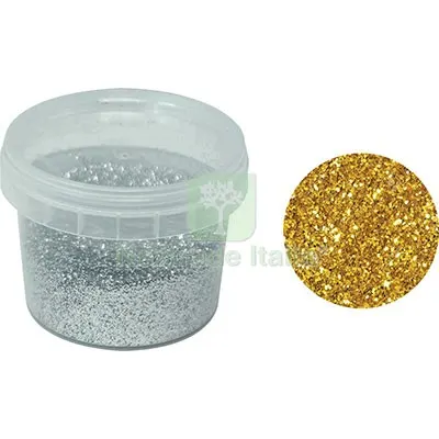 6PZ GLITTER X IDROPITTURE ORO ML 80 Colore Oro — Decorativi e effetti — rif. FERX.VIR8360541