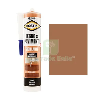 3PZ SILICONE ACRILICO LEGNO PAVIMENTI BOSTIK CILIEGIO ML 300 Colore Ciliegio — Adesivi e sigillanti — rif. FERX.VIR8389614
