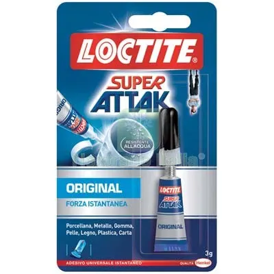 LOCTITE ATTAK ORIGINAL GR 3 CF=PZ 24 — Adesivi e sigillanti — rif. FERX.VIR8390100