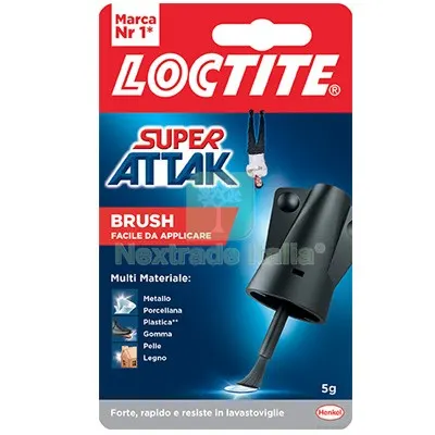 LOCTITE ATTAK EASY BRUSH GR 5 CF=PZ 12 — Adesivi e sigillanti — rif. FERX.VIR8390109