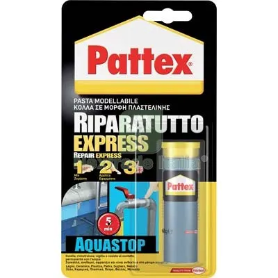 3PZ PATTEX RIPARATUTTO EXPRESS AQUASTOP GR 48 — Adesivi e sigillanti — rif. FERX.VIR8390144 3PZ PATTEX RIPARATUTTO EXPRESS AQUASTOP GR 48 — Adesivi e sigillanti — rif. FERX.VIR8390144
