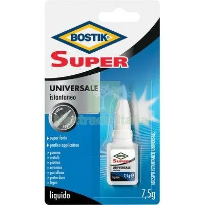 12PZ BOSTIK SUPER UNIVERSALE GR 7,5 — Adesivi e sigillanti — rif. FERX.VIR8390182 12PZ BOSTIK SUPER UNIVERSALE GR 7,5 — Adesivi e sigillanti — rif. FERX.VIR8390182