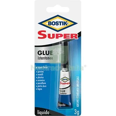 24PZ BOSTIK SUPER GLUE GR 3 — Adesivi e sigillanti — rif. FERX.VIR8390184 24PZ BOSTIK SUPER GLUE GR 3 — Adesivi e sigillanti — rif. FERX.VIR8390184