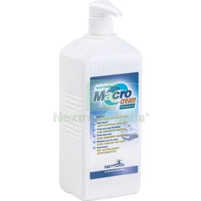 12PZ CREMA LAVAMANI MACROCREAM NETTUNO + DOSATORE LT 1 — Sgrassanti e detergenti pittura — rif. FERX.VIR8390222