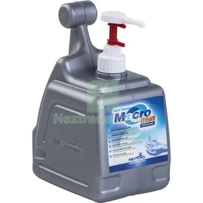 4PZ CREMA LAVAMANI MACROCREAM NETTUNO + DOSATORE LT 3 — Sgrassanti e detergenti pittura — rif. FERX.VIR8390223