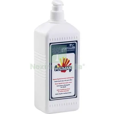 12PZ SAPONE LIQUIDO LAVAMANI PULIMAN NETTUNO + DOSATORE LT 1 — Sgrassanti e detergenti pittura — rif. FERX.VIR8390227