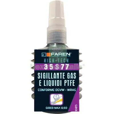 6PZ SIGILLANTE GAS + LIQUIDI 35S77 FAREN ML 75 — Adesivi e sigillanti — rif. FERX.VIR8390235 6PZ SIGILLANTE GAS + LIQUIDI 35S77 FAREN ML 75 — Adesivi e sigillanti — rif. FERX.VIR8390235