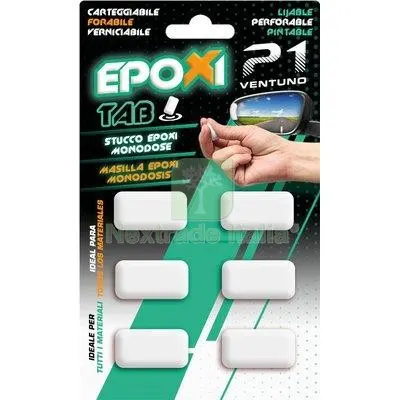 4CF COLLA 21 STUCCO EPOXI TAB GR 5 CF=PZ 6 — Adesivi e sigillanti — rif. FERX.VIR8390274 4CF COLLA 21 STUCCO EPOXI TAB GR 5 CF=PZ 6 — Adesivi e sigillanti — rif. FERX.VIR8390274