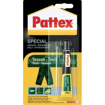 6PZ Pattex Special Tessuti GR 20 — Adesivi e sigillanti — rif. FERX.VIR8390334 6PZ Pattex Special Tessuti GR 20 — Adesivi e sigillanti — rif. FERX.VIR8390334