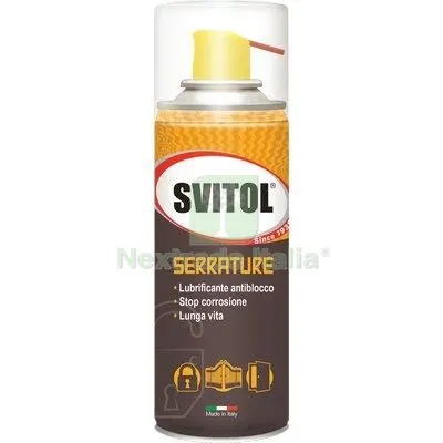 2PZ Lubrificante Serrature Spray Svitol Arexons ML 180 — Lubrificanti e oli — rif. FERX.VIR8390393 2PZ Lubrificante Serrature Spray Svitol Arexons ML 180 — Lubrificanti e oli — rif. FERX.VIR8390393