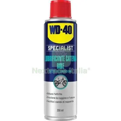 12PZ Lubrificante Catena Bike Spray WD-40 ML 250 — Lubrificanti e oli — rif. FERX.VIR8390426 12PZ Lubrificante Catena Bike Spray WD-40 ML 250 — Lubrificanti e oli — rif. FERX.VIR8390426