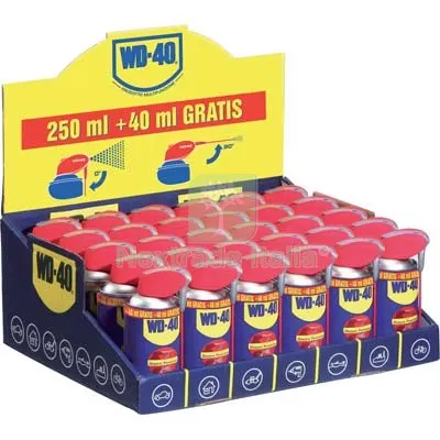 30PZ Lubrificante Spray WD-40 Professionale ML 250+40 Gratis — Lubrificanti e oli — rif. FERX.VIR8390448 30PZ Lubrificante Spray WD-40 Professionale ML 250+40 Gratis — Lubrificanti e oli — rif. FERX.VIR8390448