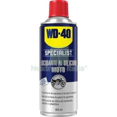 LUCIDANTE MOTO SPRAY WD-40 SPECIALIST AL SILICONE ML 400 — Adesivi e sigillanti — rif. FERX.VIR8390481 LUCIDANTE MOTO SPRAY WD-40 SPECIALIST AL SILICONE ML 400 — Adesivi e sigillanti — rif. FERX.VIR8390481