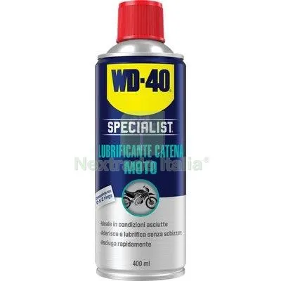 Lubrificante Catena Moto Spray WD-40 Specialist ML 400 — Lubrificanti e oli — rif. FERX.VIR8390484 Lubrificante Catena Moto Spray WD-40 Specialist ML 400 — Lubrificanti e oli — rif. FERX.VIR8390484