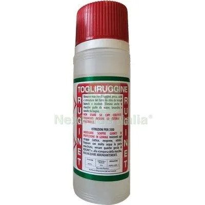 12PZ TOGLIRUGGINE SMACCHIATORE RUGINET KIBO ML 75 — Diluenti e solventi — rif. FERX.VIR8390520 12PZ TOGLIRUGGINE SMACCHIATORE RUGINET KIBO ML 75 — Diluenti e solventi — rif. FERX.VIR8390520
