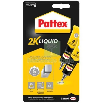 3PZ PATTEX POWER EPOXY ACCIAIO LIQUIDO TUBETTO 2XGR 11 GR 30 — Adesivi e sigillanti — rif. FERX.VIR8390611 3PZ PATTEX POWER EPOXY ACCIAIO LIQUIDO TUBETTO 2XGR 11 GR 30 — Adesivi e sigillanti — rif. FERX.VIR8390611