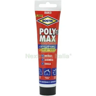 2PZ BOSTIK POLYMAX ORIGINAL EXPRESS BIANCO GR 165 Colore Bianco — Adesivi e sigillanti — rif. FERX.VIR8390667 2PZ BOSTIK POLYMAX ORIGINAL EXPRESS BIANCO GR 165 Colore Bianco — Adesivi e sigillanti — rif. FERX.VIR8390667