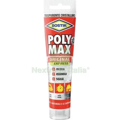 2PZ BOSTIK POLYMAX ORIGINAL EXPRESS TRASPARENTE GR 115 Colore Trasparente — Adesivi e sigillanti — rif. FERX.VIR8390678 2PZ BOSTIK POLYMAX ORIGINAL EXPRESS TRASPARENTE GR 115 Colore Trasparente — Adesivi e sigillanti — rif. FERX.VIR8390678