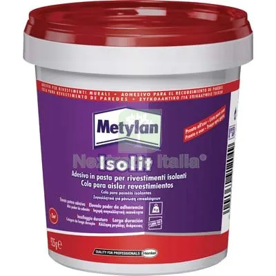 2PZ Adesivo Isolanti Isolit Metylan GR 925 KG 0,925 — Adesivi e sigillanti — rif. FERX.VIR8390737 2PZ Adesivo Isolanti Isolit Metylan GR 925 KG 0,925 — Adesivi e sigillanti — rif. FERX.VIR8390737