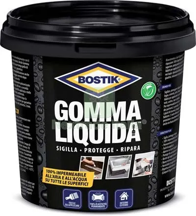 BOSTIK GOMMA LIQUIDA ML 750 LT 0,75 — Adesivi e sigillanti — rif. FERX.VIR8390840 BOSTIK GOMMA LIQUIDA ML 750 LT 0,75 — Adesivi e sigillanti — rif. FERX.VIR8390840