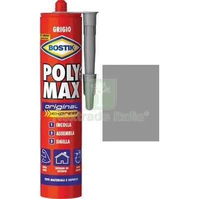 Bostik Polymax Original Express Grigio GR 425 Colore Grigio — Adesivi e sigillanti — rif. FERX.VIR8390851 Bostik Polymax Original Express Grigio GR 425 Colore Grigio — Adesivi e sigillanti — rif. FERX.VIR8390851