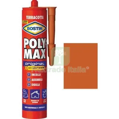 BOSTIK POLYMAX ORIGINAL EXPRESS TERRACOTTA GR 425 Colore Terracotta — Adesivi e sigillanti — rif. FERX.VIR8390852
