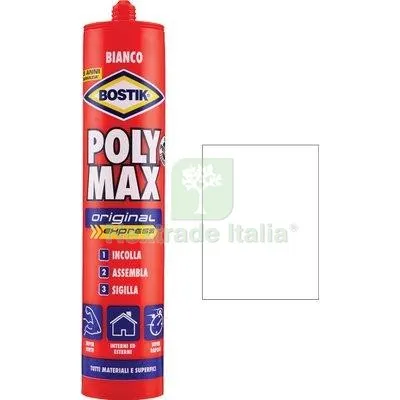 BOSTIK POLYMAX ORIGINAL EXPRESS BIANCO GR 425 Colore Bianco — Adesivi e sigillanti — rif. FERX.VIR8390853 BOSTIK POLYMAX ORIGINAL EXPRESS BIANCO GR 425 Colore Bianco — Adesivi e sigillanti — rif. FERX.VIR8390853