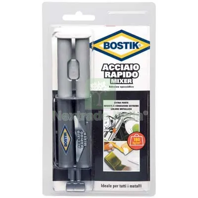 4PZ BOSTIK ACCIAIO RAPIDO MIXER ML 24 — Adesivi e sigillanti — rif. FERX.VIR8390865 4PZ BOSTIK ACCIAIO RAPIDO MIXER ML 24 — Adesivi e sigillanti — rif. FERX.VIR8390865