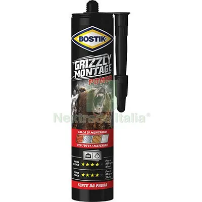 2PZ Bostik Grizzly Montaggio Power GR 370 — Adesivi e sigillanti — rif. FERX.VIR8390882 2PZ Bostik Grizzly Montaggio Power GR 370 — Adesivi e sigillanti — rif. FERX.VIR8390882