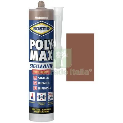 BOSTIK POLYMAX SIGILLANTE MARRONE ML 280 Colore Marrone — Adesivi e sigillanti — rif. FERX.VIR8390946