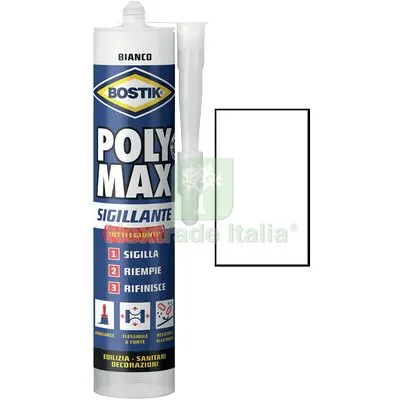 BOSTIK POLYMAX SIGILLANTE BIANCO ML 280 Colore Bianco — Adesivi e sigillanti — rif. FERX.VIR8390947 BOSTIK POLYMAX SIGILLANTE BIANCO ML 280 Colore Bianco — Adesivi e sigillanti — rif. FERX.VIR8390947