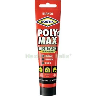 2PZ BOSTIK POLYMAX HIGH TACK EXPRESS BIANCO GR 165 Colore Bianco — Adesivi e sigillanti — rif. FERX.VIR8390953 2PZ BOSTIK POLYMAX HIGH TACK EXPRESS BIANCO GR 165 Colore Bianco — Adesivi e sigillanti — rif. FERX.VIR8390953
