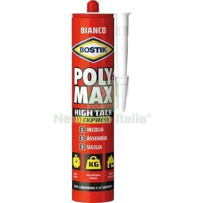 BOSTIK POLYMAX HIGH TACK EXPRESS BIANCO GR 440 Colore Bianco — Adesivi e sigillanti — rif. FERX.VIR8390954 BOSTIK POLYMAX HIGH TACK EXPRESS BIANCO GR 440 Colore Bianco — Adesivi e sigillanti — rif. FERX.VIR8390954