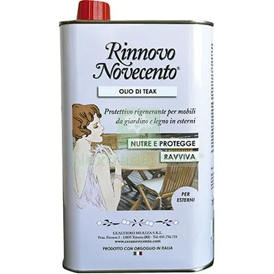 3PZ Olio Teak Novecento Trasparente ML 500 — Misurazione e taglio manuale — rif. FERX.VIR8391044 3PZ Olio Teak Novecento Trasparente ML 500 — Misurazione e taglio manuale — rif. FERX.VIR8391044