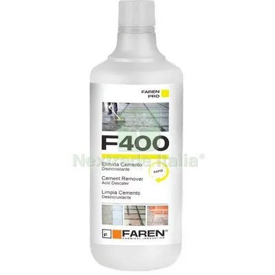 12PZ Acido Disincrostante Tamponato F400 Faren LT 1 — Detergenti e pulitori casa — rif. FERX.VIR8392206 12PZ Acido Disincrostante Tamponato F400 Faren LT 1 — Detergenti e pulitori casa — rif. FERX.VIR8392206