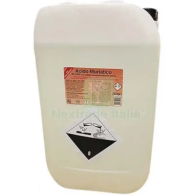 Acido Cloridrico Muriatico 30-33% KG 25 — Diluenti e solventi — rif. FERX.VIR8392217 Acido Cloridrico Muriatico 30-33% KG 25 — Diluenti e solventi — rif. FERX.VIR8392217