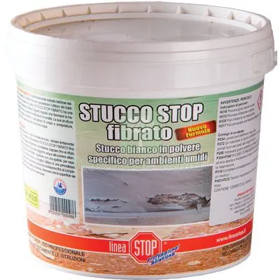 STUCCO STOP FIBRATO DIXI BIANCO KG 1 — Stucchi e rasanti — rif. FERX.VIR8392721