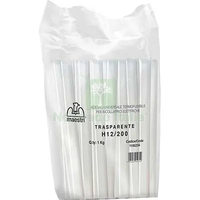 COLLA TERMOFUSIBILE MAXI RO-MA MM 12X200 CF=KG 1 L CM 20 — Adesivi e sigillanti — rif. FERX.VIR8394053 COLLA TERMOFUSIBILE MAXI RO-MA MM 12X200 CF=KG 1 L CM 20 — Adesivi e sigillanti — rif. FERX.VIR8394053