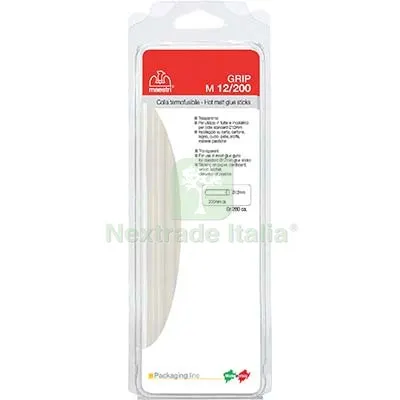 COLLA TERMOFUSIBILE RO-MA MM 12X200 GR 280 L CM 20 — Adesivi e sigillanti — rif. FERX.VIR8394058 COLLA TERMOFUSIBILE RO-MA MM 12X200 GR 280 L CM 20 — Adesivi e sigillanti — rif. FERX.VIR8394058